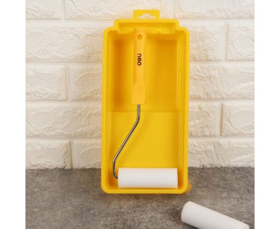 Малярный набор DELI dl509704 ванночка + бюгель + два валика 119069 – изображение 2