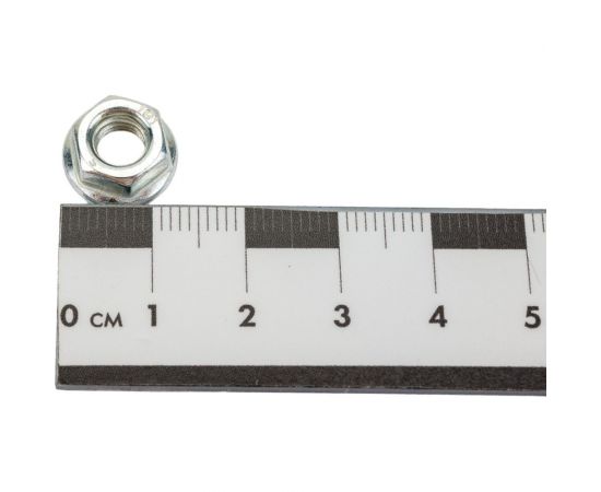 Гайка ЦКИ DIN6923 M6 рифленая Ц 1000 шт. 60763 – изображение 4