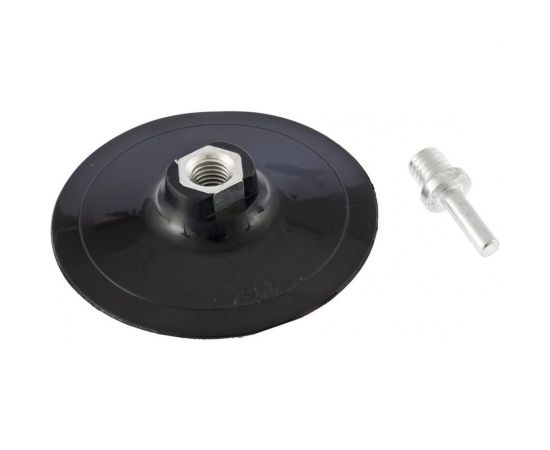 Насадка усиленная с липучкой 125 мм для дрели и УШМ MATRIX 76238 – изображение 4