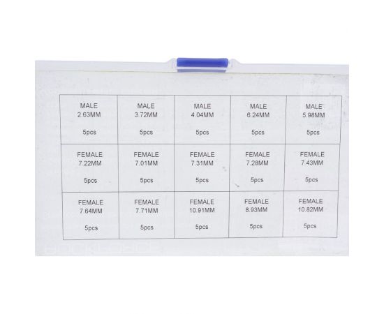 Набор обжимных коннекторов ROCKFORCE для электропроводки 75пр. RF-893 – изображение 2