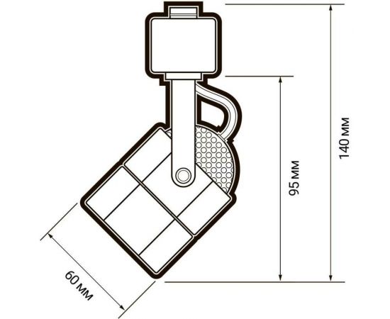 Светильник Jazzway PTR 25 GU10 BL (черный) 230V IP20 5037939 – изображение 3