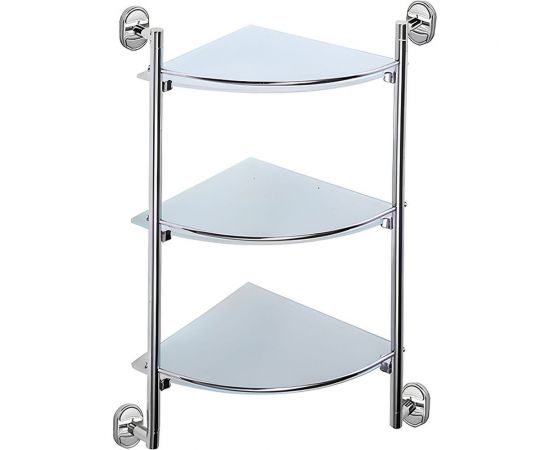 Стеклянная угловая полка Haiba 3 яруса hb1907-3 539829 