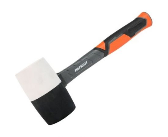 Черно-белая киянка PATRIOT RMF-680BW с фибергласовой рукояткой, 680г 350001116 