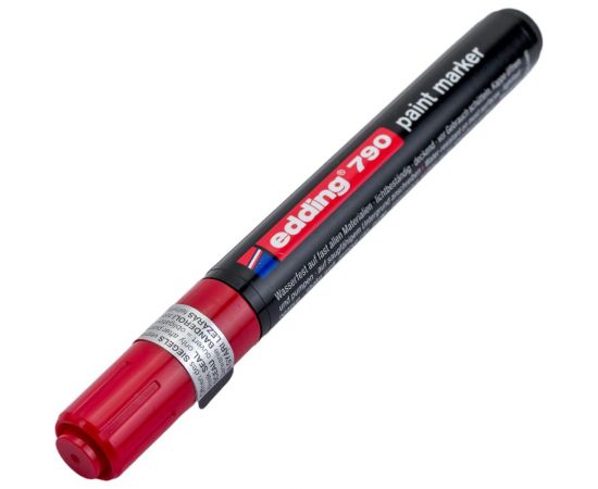 Декоративный маркер Edding красный, 2-3мм E-790#2 – изображение 4