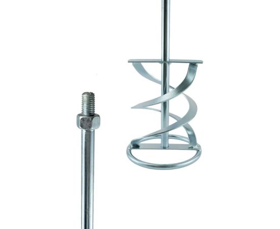 Насадка-венчик оцинкованная 160x600 мм, М14 для строительного миксера TORGWIN T361712/01 – изображение 2