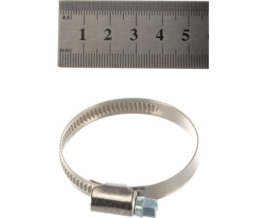 Хомуты Зубр ЭКСПЕРТ нерж. сталь накатная лента 9мм 35-50мм 5шт 3787-35-50 – изображение 2