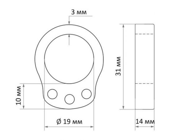 Дверной ограничитель на ручку ТУНДРА PVC 7090564 – изображение 4