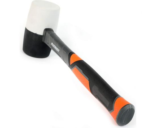 Черно-белая киянка PATRIOT RMF-680BW с фибергласовой рукояткой, 680г 350001116 – изображение 3