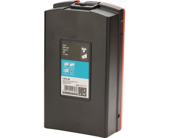 Набор зенковок (17 шт; 4.3-25 мм; HSS-G; 90 градусов) Ruko 102155RO – изображение 5