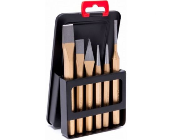 Набор зубил и выколоток 6 предметов ROCKFORCE RF-5054H 