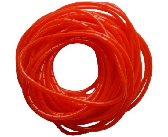 Спиральная пластиковая оплетка PARLMU SWB 10-3, полиэтилен, размер 10, бухта 8 m, цвет красный PR4300400 