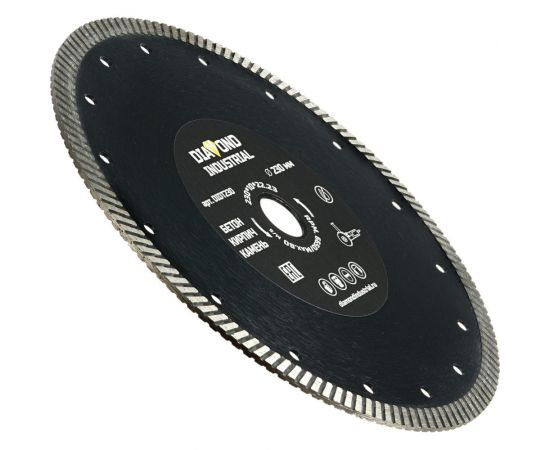 Диск алмазный турбированный (230х22.2 мм) Diamond Industrial DIDT230 – изображение 4