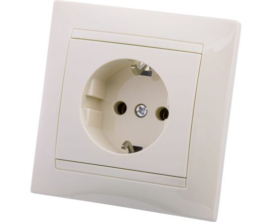 Розетка TDM 2П+З 16А 250В слоновая кость Лама SQ1815-0123 – изображение 4