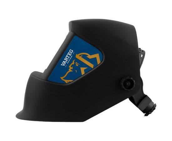 Маска сварщика со стеклом VARTEG С5, чёрная 6462 – изображение 2