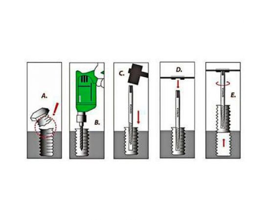 Набор экстракторов, 6 предметов AIST 67310206 00-00004210 – изображение 2