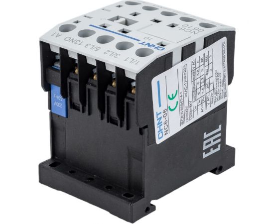 Контактор CHINT NC6-0610 6А 230В 50Гц 1НО (R) 247440 – изображение 3