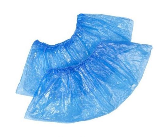 Медицинские одноразовые бахилы Элегрин из пнд, синие, 1000 пар ГППНД-8/1р-С/6000 – изображение 3