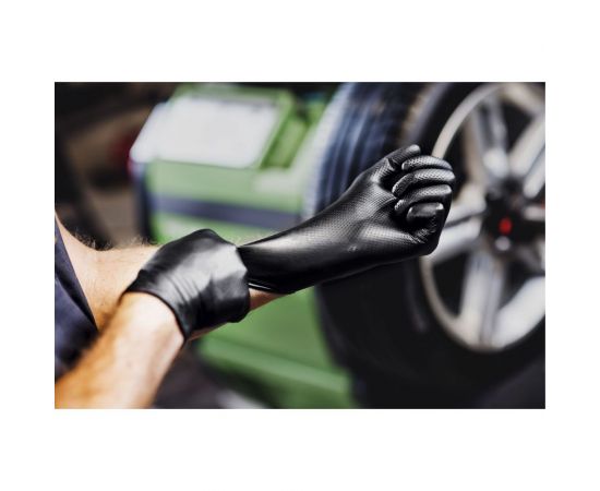 Профессиональные нитриловые перчатки gogrip, черные, размер L, 25 пар RP30023004_0001 – изображение 3