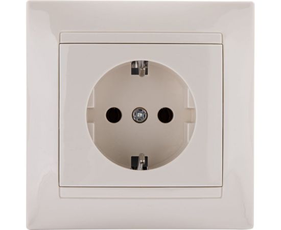 Розетка TDM 2П+З 16А 250В слоновая кость Лама SQ1815-0123 – изображение 2