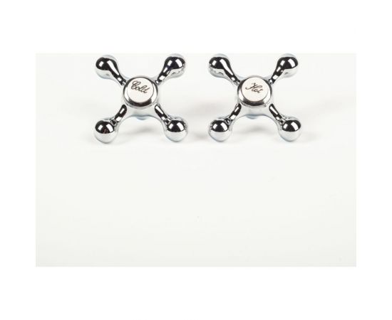 Маховик для смесителя IDDIS 8x20, крест, хром, комплект, 2 шт 991KR201SM – изображение 5