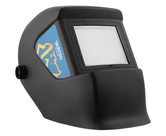 Маска сварщика со стеклом VARTEG С5, чёрная 6462 – изображение 4