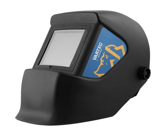Маска сварщика со стеклом VARTEG С5, чёрная 6462 – изображение 3