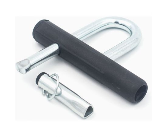 Навесной винтовой замок Дверной Страж знв 1-10 дс, с одной секретностью, трёхгранный ключ ДС42589 