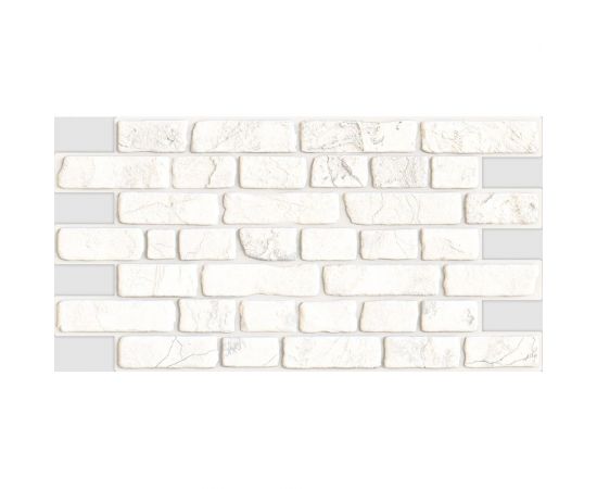 Панель пвх Регул кирпич ""ретро белый"" 0.4 мм, 1 шт. 229рб 