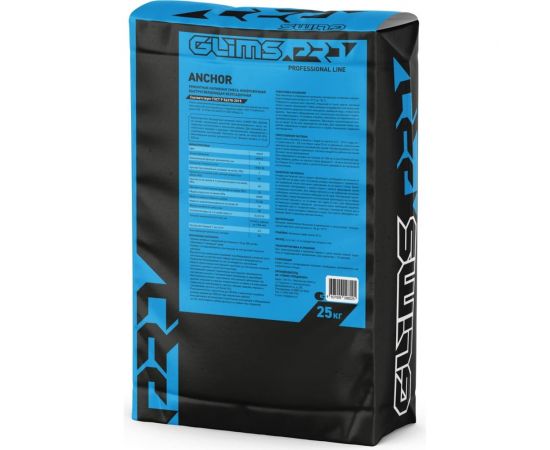 Анкеровочный состав GLIMS PRO Anchor на цементном вяжущем, 25 кг О00011227 