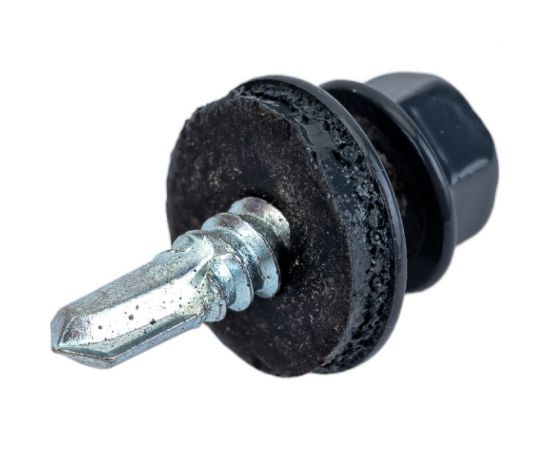 Самосверлящий винт HARDWEX ТМ HWX3-W-P6-4.8x19 мм, св. №2, RAL 7024, 250 шт. 5190000000621 – изображение 4