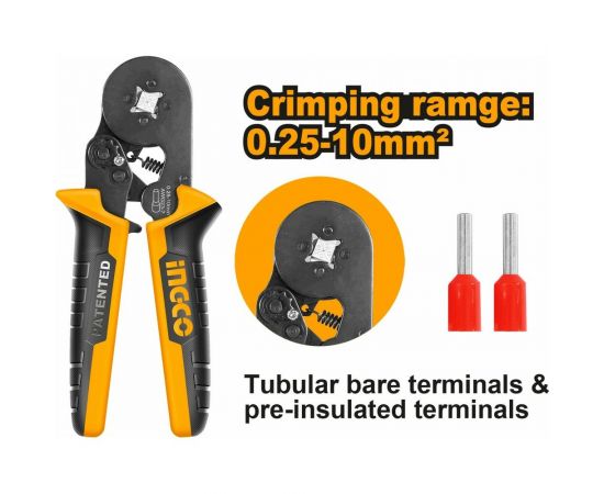 Трещоточные клещи для обжима INGCO 160 мм HRCPG05210 – изображение 2