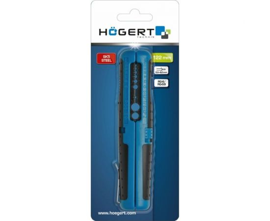 Стриппер для снятия изоляции HOEGERT TECHNIK рабочий диапазон 0,5-6 кв.мм, 8-13 мм HT1P102 – изображение 3
