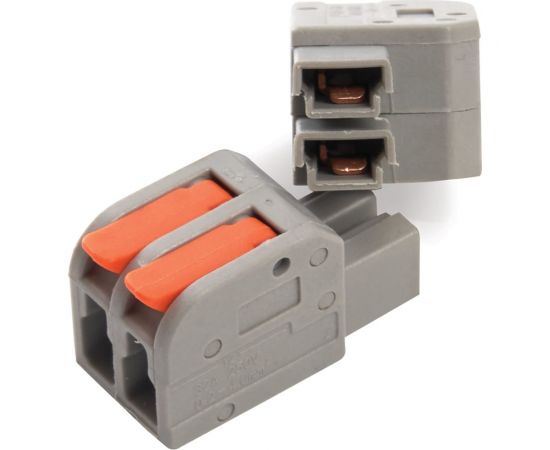 Монтажная компактная клемма STEKKER для подключения фазных проводников, 2 контактные группы LD221-422, 0,14/0,2 - 4мм 39873 – изображение 2