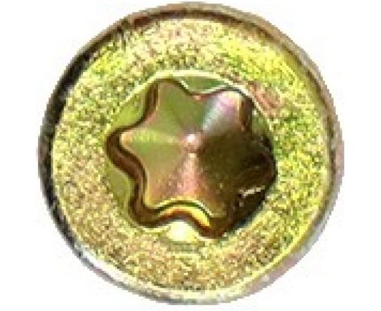 Саморез по дереву HIMTEX проф. желт. потай Torx 20 4x30 500 шт. 04030Fh – изображение 2