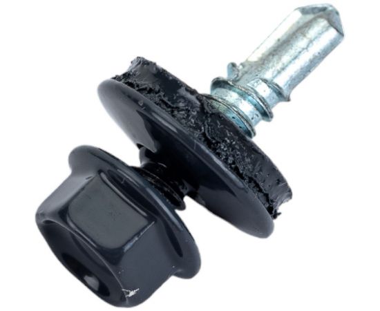 Самосверлящий винт HARDWEX ТМ HWX3-W-P6-4.8x19 мм, св. №2, RAL 7024, 250 шт. 5190000000621 – изображение 3