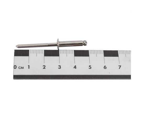 Вытяжная нержавеющая заклепка со стандартным бортиком KREPFIELD 4x16 мм, ART 9052, А2, 100 шт. 9052ЗАКЛЕПКА4Х16А2-100 – изображение 2