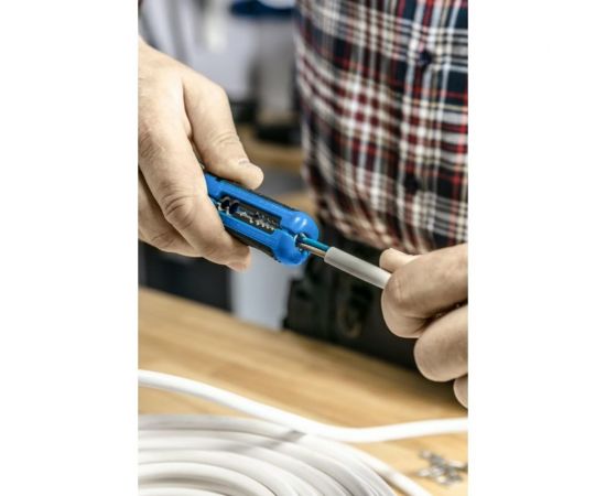 Стриппер для снятия изоляции HOEGERT TECHNIK рабочий диапазон 0,5-6 кв.мм, 8-13 мм HT1P102 – изображение 5