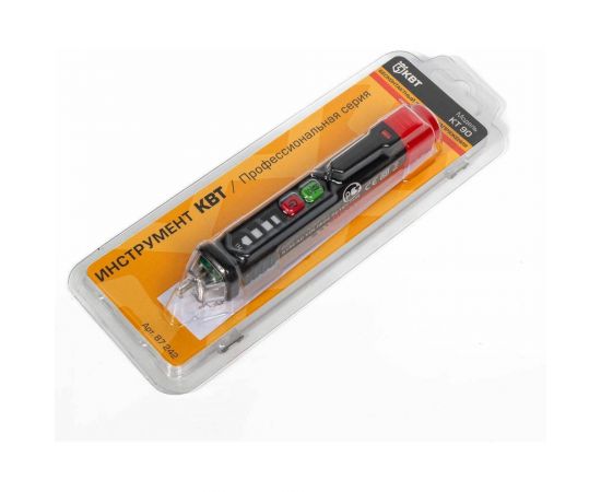 Бесконтактный детектор напряжения КВТ КТ 90 PROLINE 87242 – изображение 2