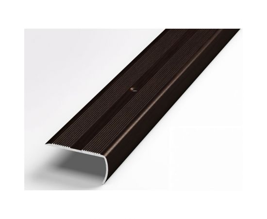 Порог угловой алюминиевый декоративный (40х20 мм, 1,35 м, Дуб венге) ЛУКА УТ000003223 