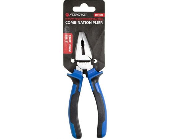 Комбинированные плоскогубцы Forsage F-611150B 6, 150 мм 50741 