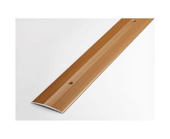 Порог прямой алюминиевый декоративный (37 мм, 1,8 м, Бук) ЛУКА 00000001364 