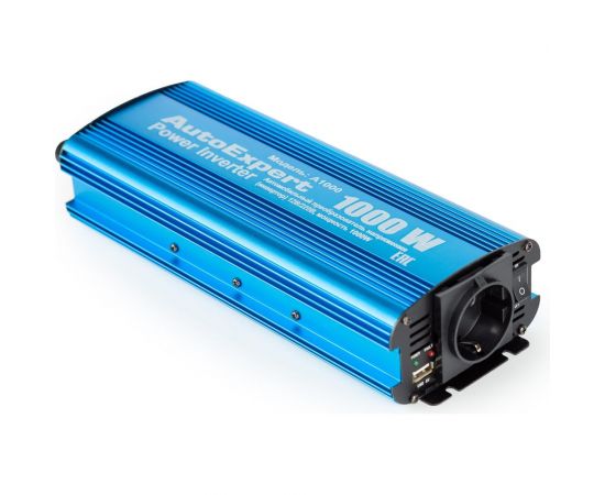 Автомобильный инвертер AutoExpert 1000W, преобразователь напряжения с 12 на 220V А1000 