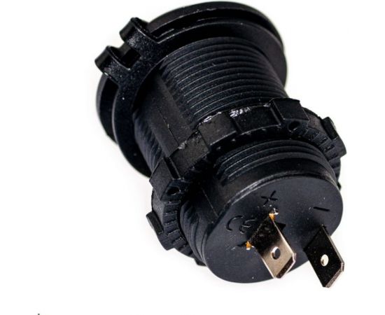 Разъем прикуривателя в авто Pro Legend врезной, 12-24 В, LED, синяя подсветка PL9376 