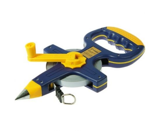 Лента ТУНДРА мерная геодезическая металлическая, 30 м х 12.5 мм 3725757 