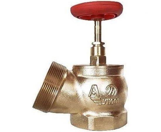 Пожарный клапан Апогей КПЛ 50-1 латунный, 125 град., муфта-цапка, ВР/НР 110001 