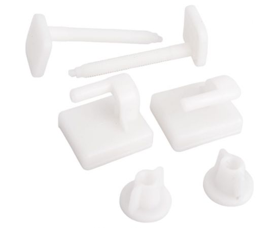 Комплект креплений для сиденья унитаза Wirquin пластик, длина 60 мм 20975004 