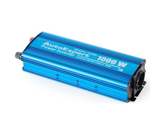 Автомобильный инвертер AutoExpert 1000W, преобразователь напряжения с 12 на 220V А1000 – изображение 2