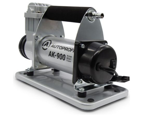 Воздушный компрессор AUTOPROFI 90 л./мин, 12v/30a, 350w, шланг 5 м., шнур питания 3 м., питание от акб, клапан для регулир. давления, воздушный фильтр, набор из 4-х переходников для надувн.  – изображение 3