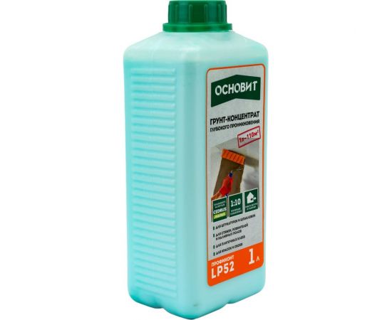 Грунт-концентрат Основит ПРОФИКОНТ LP52 глубокого проникновения, 1 л 90614 – изображение 4