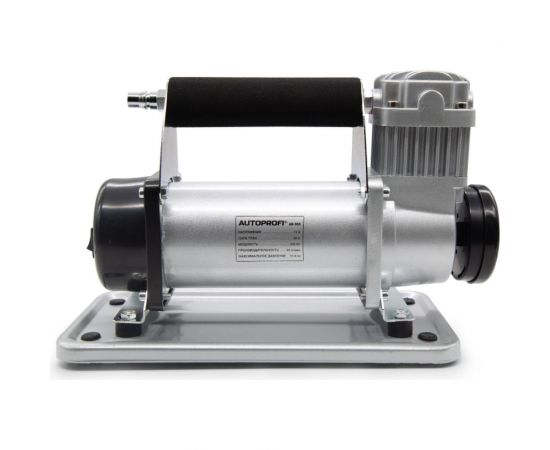 Воздушный компрессор AUTOPROFI 90 л./мин, 12v/30a, 350w, шланг 5 м., шнур питания 3 м., питание от акб, клапан для регулир. давления, воздушный фильтр, набор из 4-х переходников для надувн.  – изображение 2